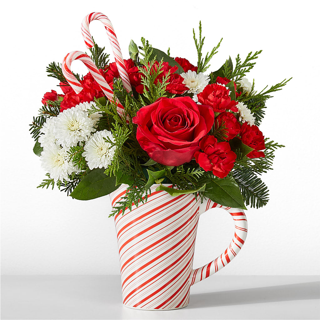 Peppermint Swirl Mug – Greater Kansas City Flower Shop, Kansas City MO