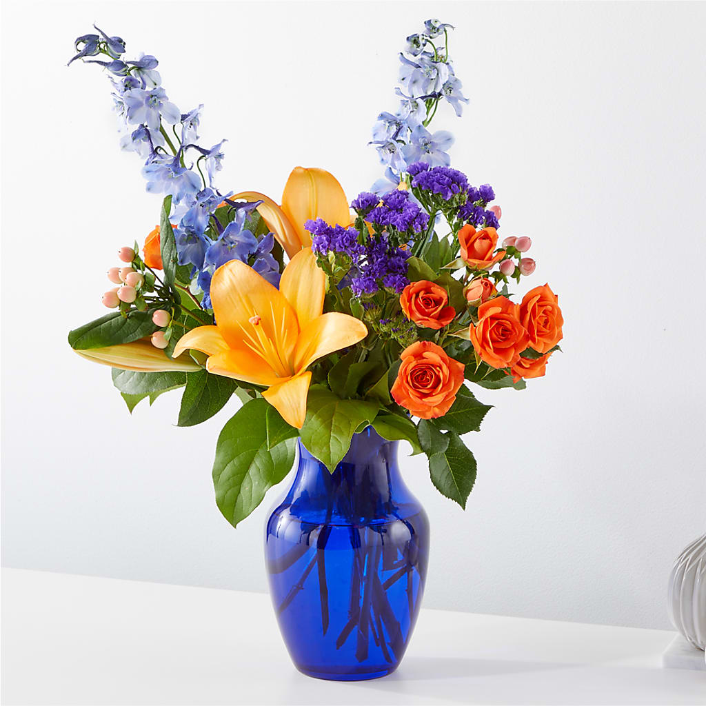 Radiant Citrus Bouquet – Greater Kansas City Flower Shop, Kansas City MO