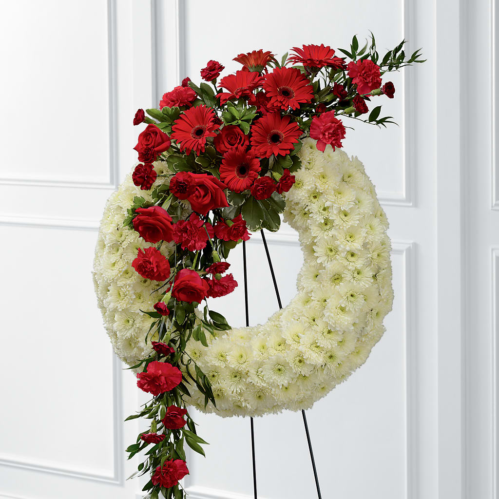 Graceful Tribute Wreath – Greater Kansas City Flower Shop, Kansas City MO