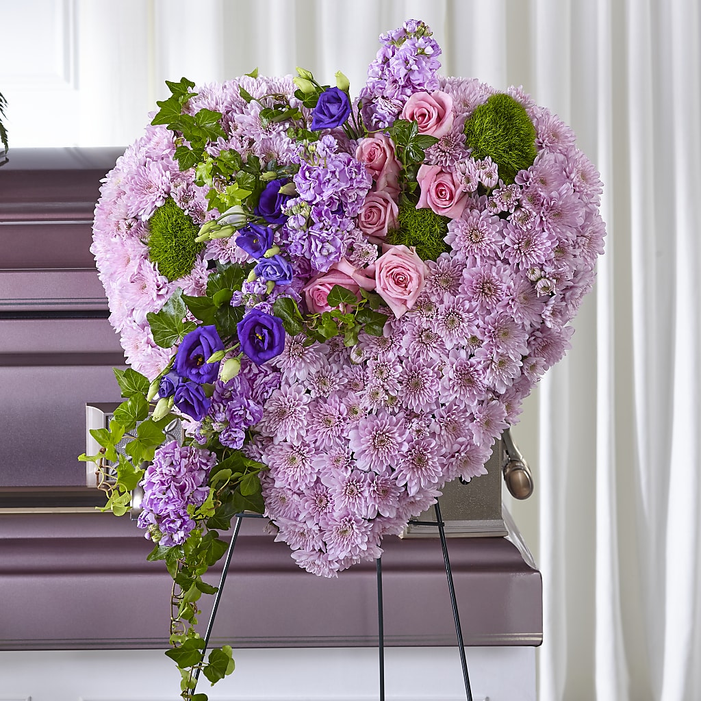 Treasured Love Standing Heart – Greater Kansas City Flower Shop, Kansas City MO