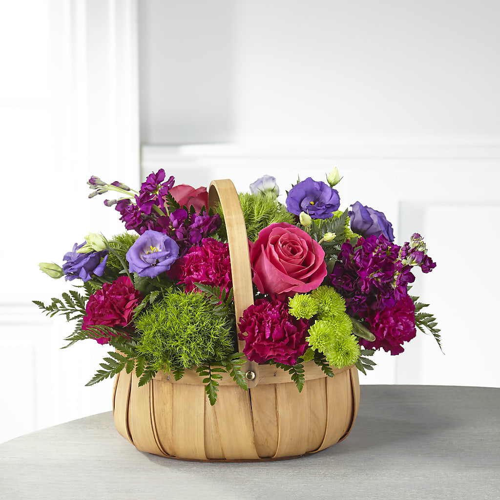 Serene Sanctuary Basket – Greater Kansas City Flower Shop, Kansas City MO