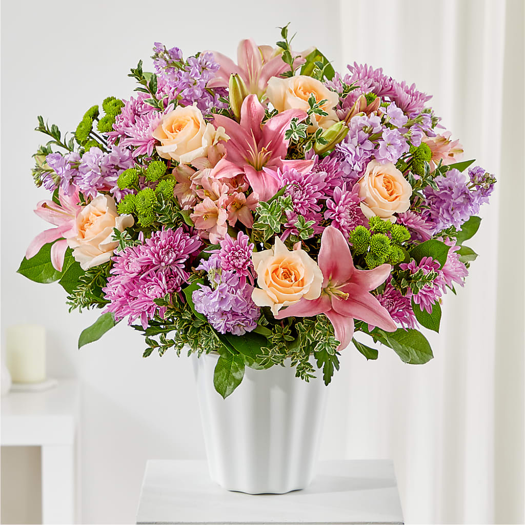 Supportive Embrace Tabletop Basket – Greater Kansas City Flower Shop, Kansas City MO
