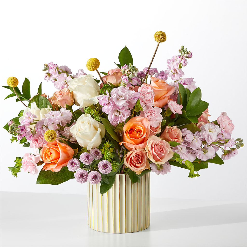 French Market Bouquet with Ivory Vase – Greater Kansas City Flower Shop, Kansas City MO