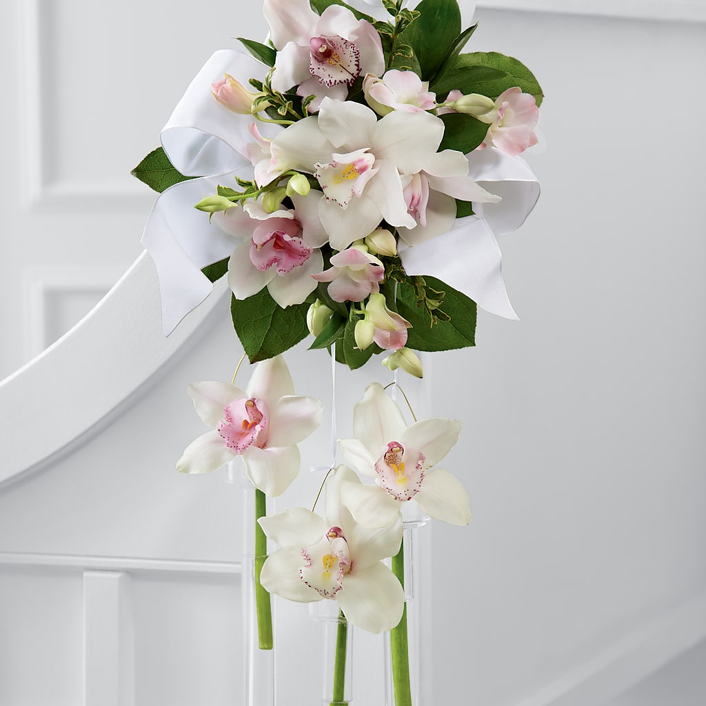 Perfect Entrance Pew Arrangement – Greater Kansas City Flower Shop, Kansas City MO