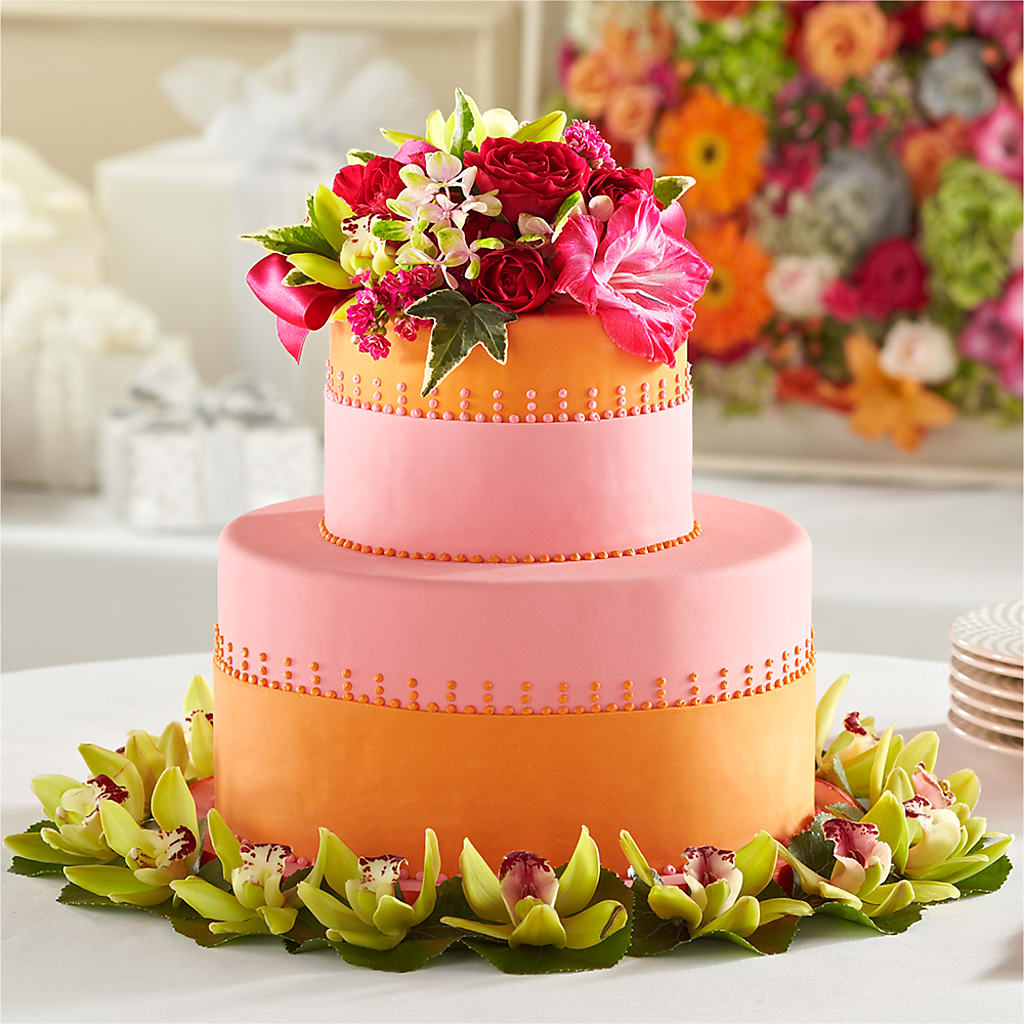 Sweet Citrus Cake Decor – Greater Kansas City Flower Shop, Kansas City MO
