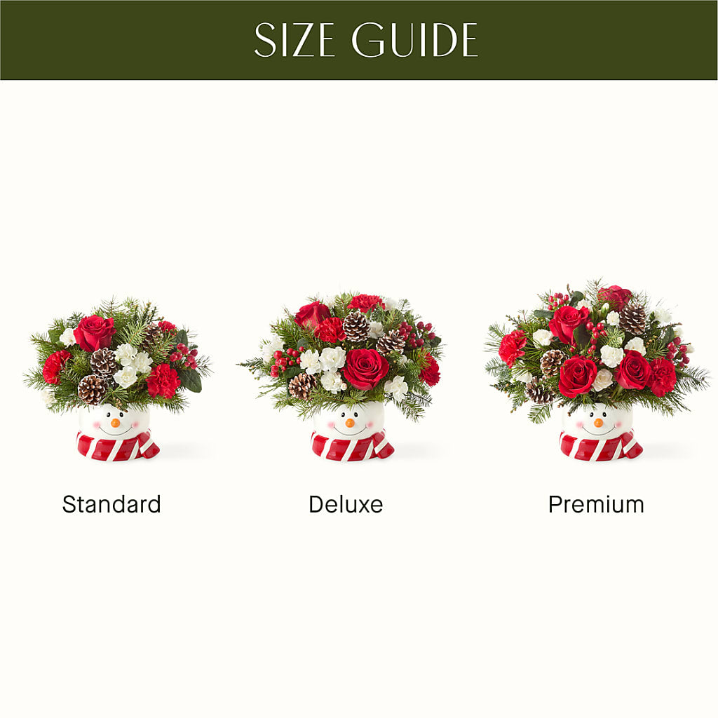 Jolly Snowman Bouquet –  Greater Kansas City Flower Shop, Kansas City MO