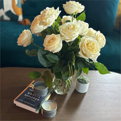 Long Stem Yellow Rose Bouquet –  Greater Kansas City Flower Shop, Kansas City MO