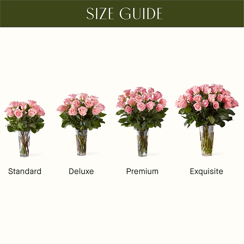 Long Stem Pink Rose Bouquet –  Greater Kansas City Flower Shop, Kansas City MO