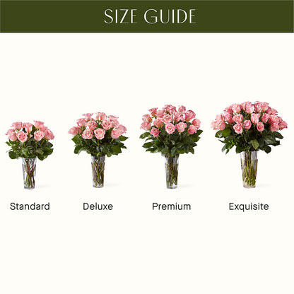 Long Stem Pink Rose Bouquet –  Greater Kansas City Flower Shop, Kansas City MO