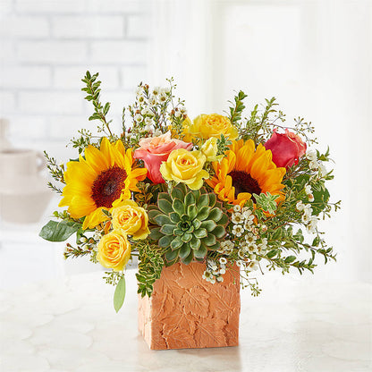 Sunflower Season Bouquet –  Greater Kansas City Flower Shop, Kansas City MO