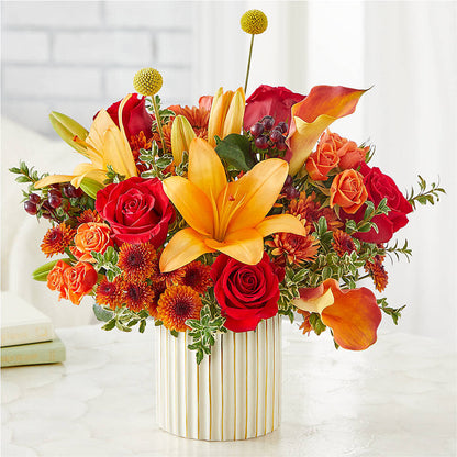 Scarlet Skies Bouquet –  Greater Kansas City Flower Shop, Kansas City MO