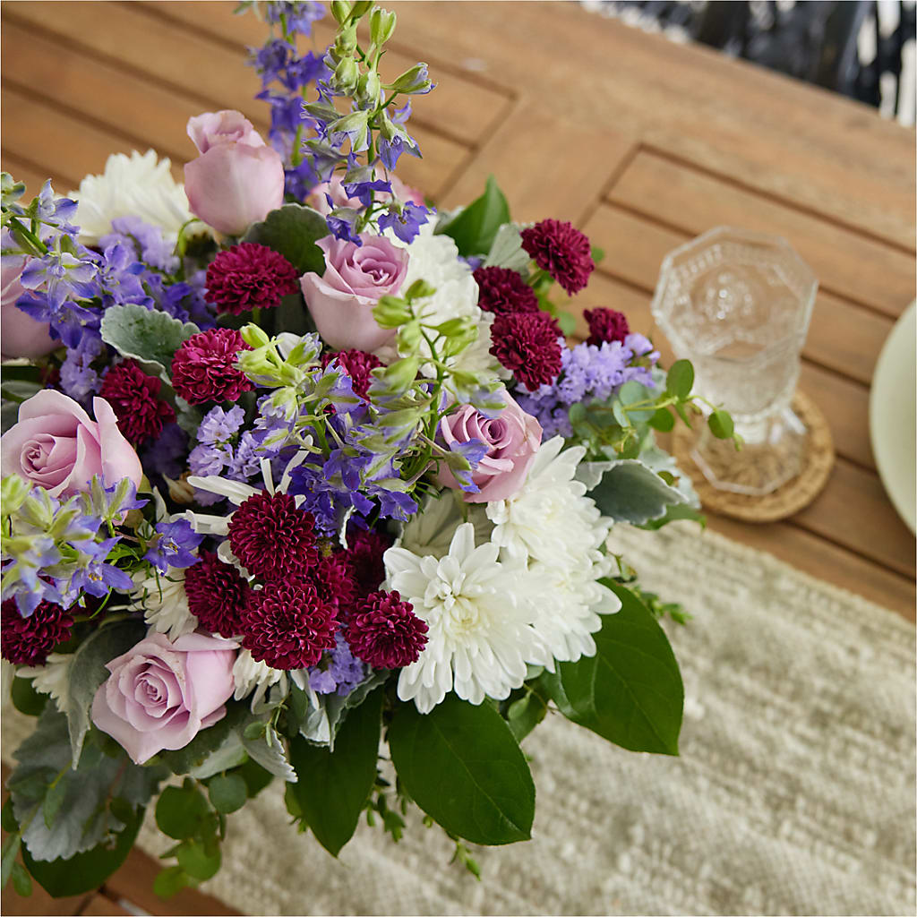 Violet Frost Bouquet –  Greater Kansas City Flower Shop, Kansas City MO