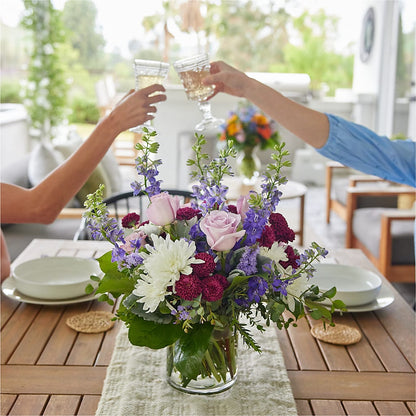 Violet Frost Bouquet –  Greater Kansas City Flower Shop, Kansas City MO