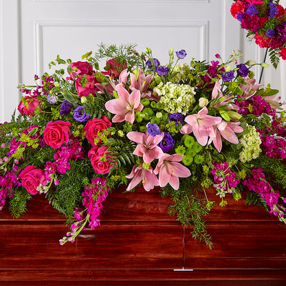 Radiant Tribute Casket Spray –  Greater Kansas City Flower Shop, Kansas City MO