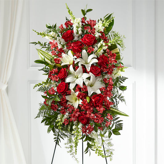 Everlasting Memory Standing Spray –  Greater Kansas City Flower Shop, Kansas City MO
