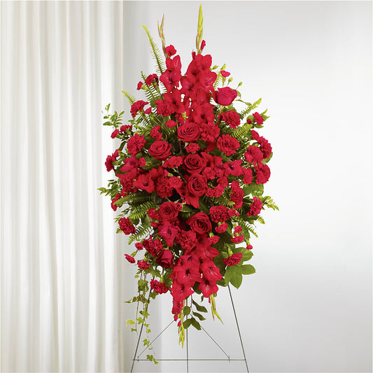 From the Heart Standing Spray –  Greater Kansas City Flower Shop, Kansas City MO