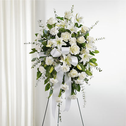 With Care Standing Spray –  Greater Kansas City Flower Shop, Kansas City MO
