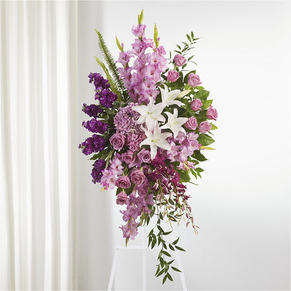 Never Alone Standing Spray –  Greater Kansas City Flower Shop, Kansas City MO
