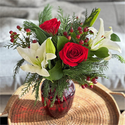 Evergreen Delight Bouquet –  Greater Kansas City Flower Shop, Kansas City MO