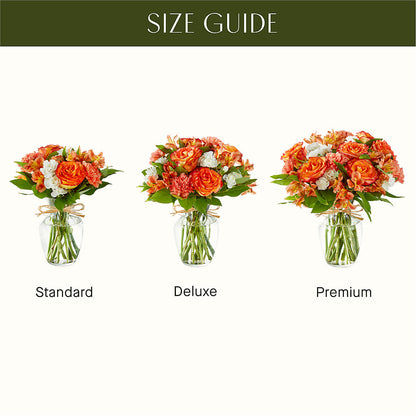 Apricot Glow Bouquet –  Greater Kansas City Flower Shop, Kansas City MO