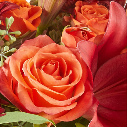 Crimson Leaves Bouquet –  Greater Kansas City Flower Shop, Kansas City MO