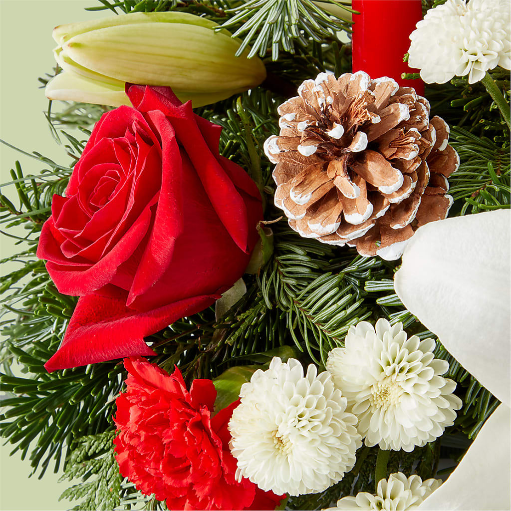 Seasonal Festivities Centerpiece –  Greater Kansas City Flower Shop, Kansas City MO