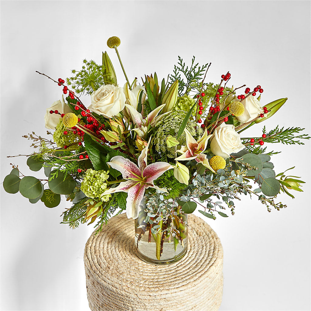 Berry & Bright Bouquet –  Greater Kansas City Flower Shop, Kansas City MO