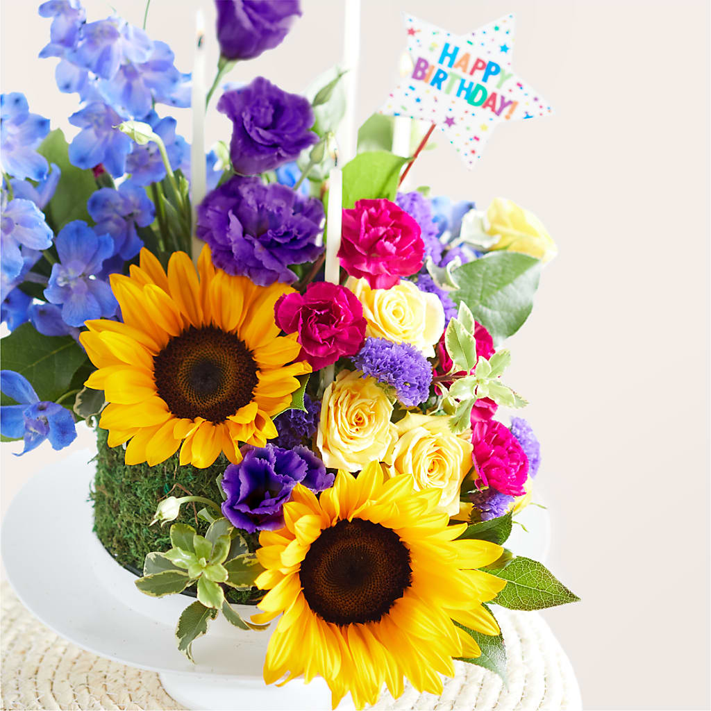 Star of the Day Floral Cake –  Greater Kansas City Flower Shop, Kansas City MO