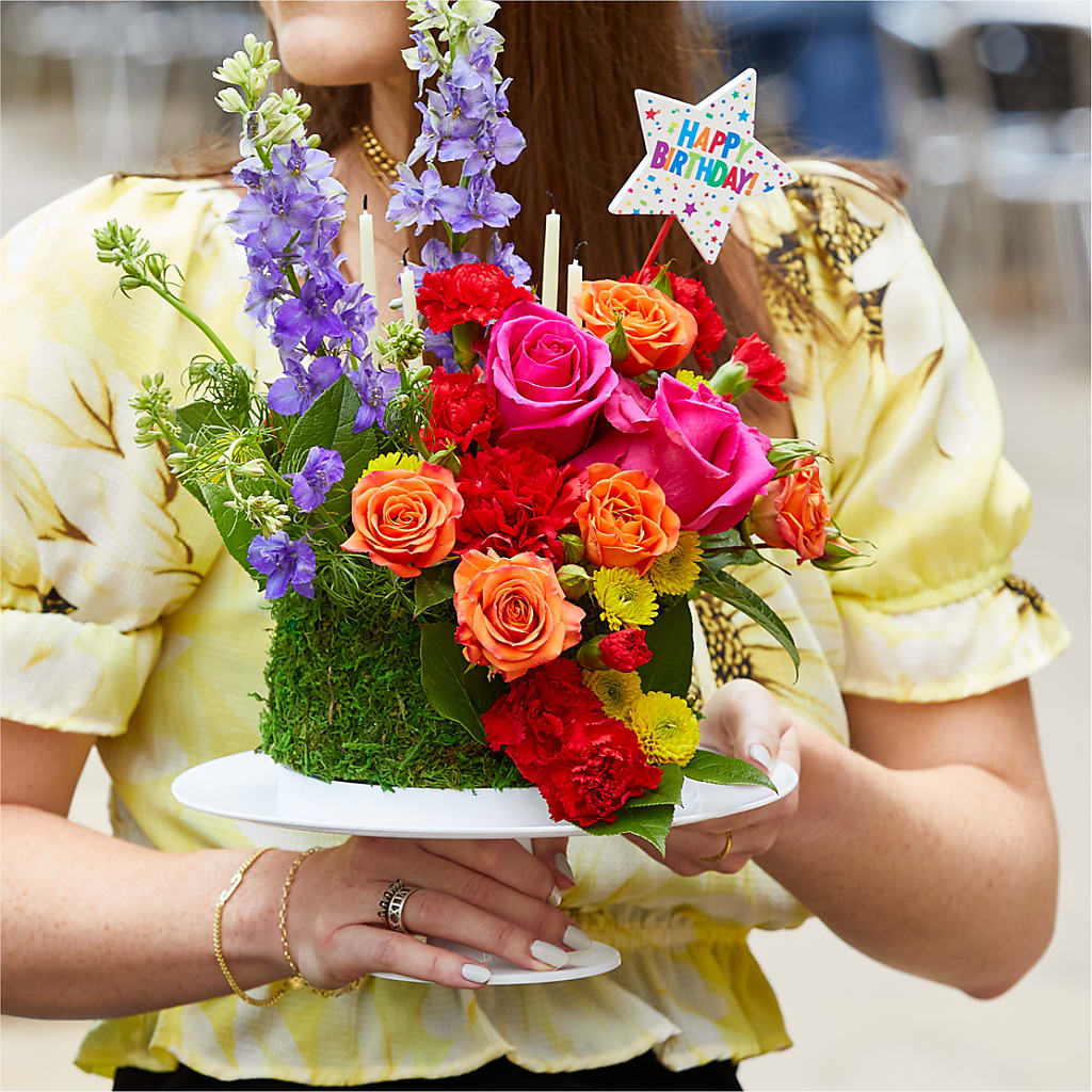 Best Year Yet Floral Cake –  Greater Kansas City Flower Shop, Kansas City MO