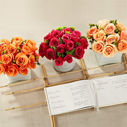 Dawn Rose Centerpiece –  Greater Kansas City Flower Shop, Kansas City MO