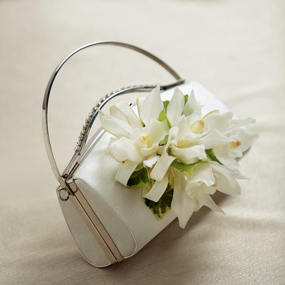 White Purse Decor –  Greater Kansas City Flower Shop, Kansas City MO