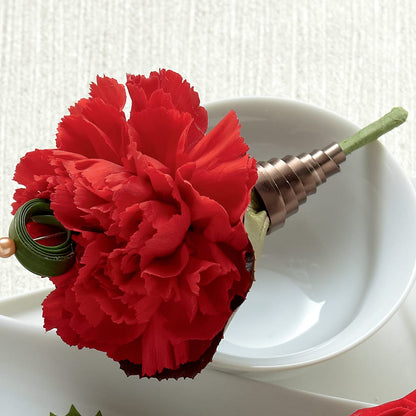 Red Carnation Boutonniere –  Greater Kansas City Flower Shop, Kansas City MO